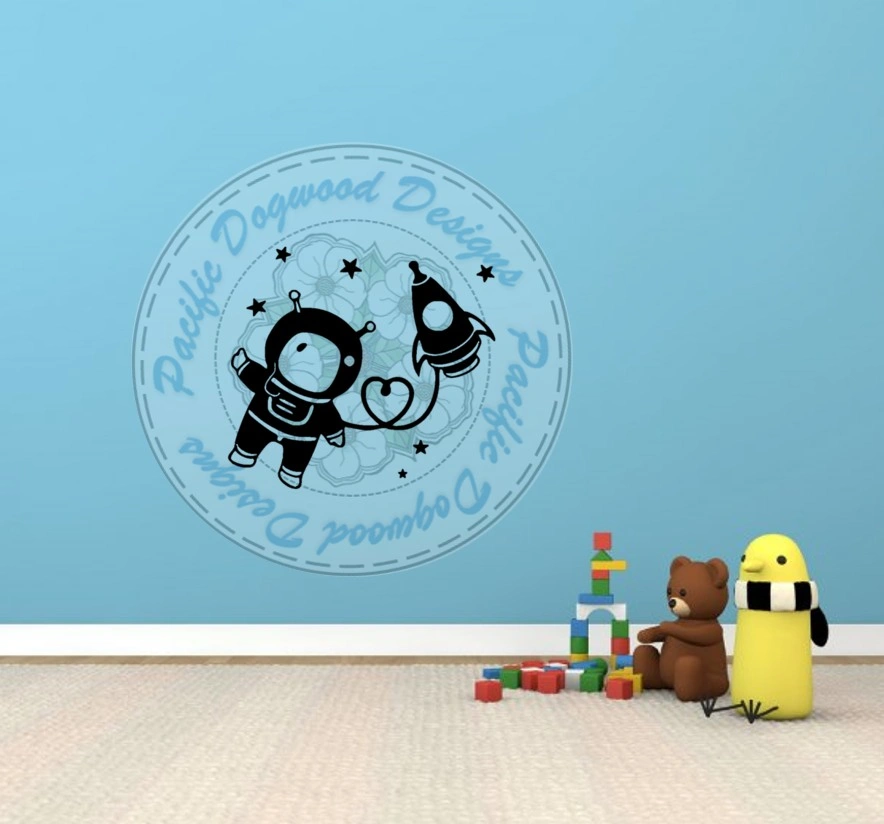 SPACE ASTRONAUT WALL DECAL - photo 4
