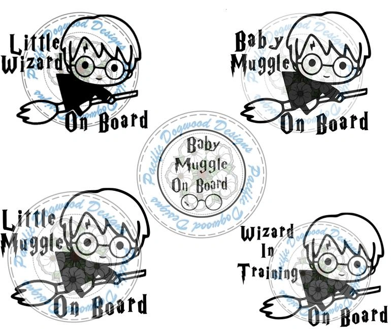 BABY ON BOARD CAR DECALS - photo 2