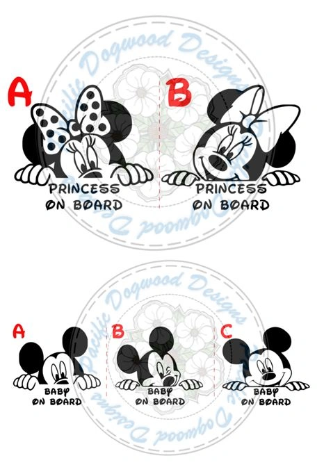 BABY ON BOARD CAR DECALS - photo 3