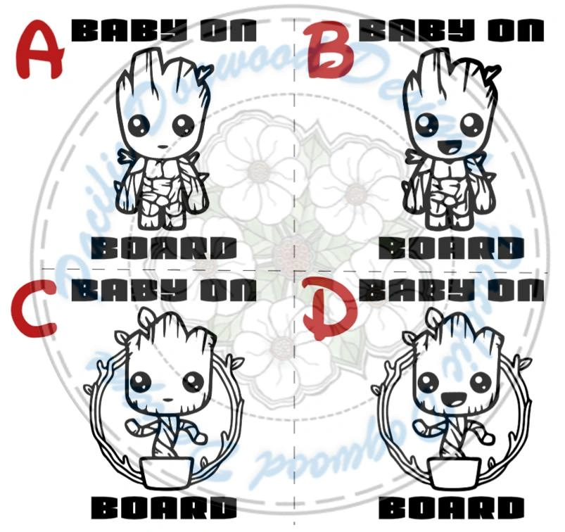 BABY ON BOARD CAR DECALS - photo 4
