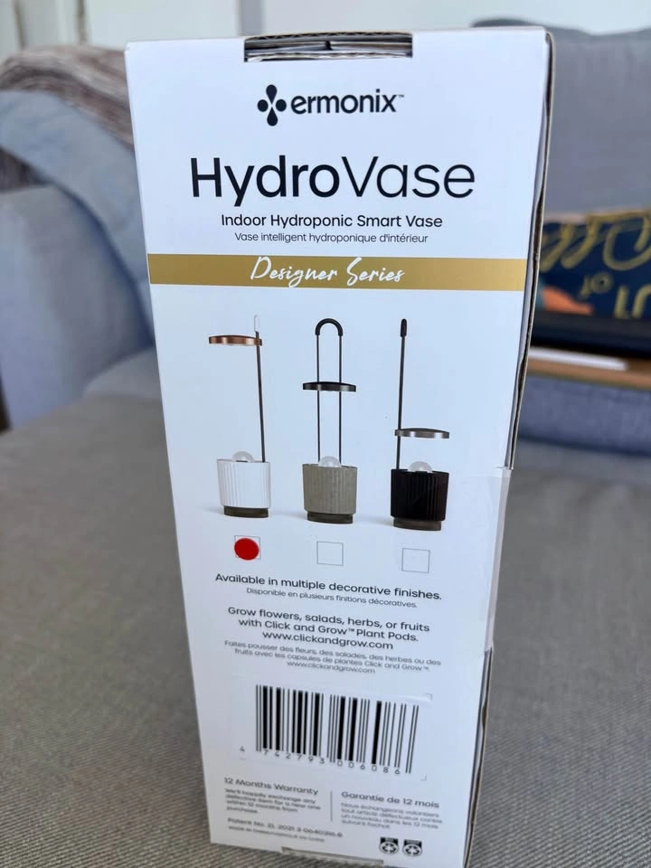 Ermonix HydroVase Indoor Hydroponic Smart Vase with Petunias - photo 4