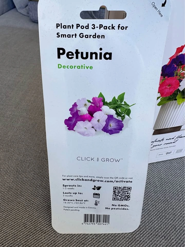Ermonix HydroVase Indoor Hydroponic Smart Vase with Petunias - photo 5