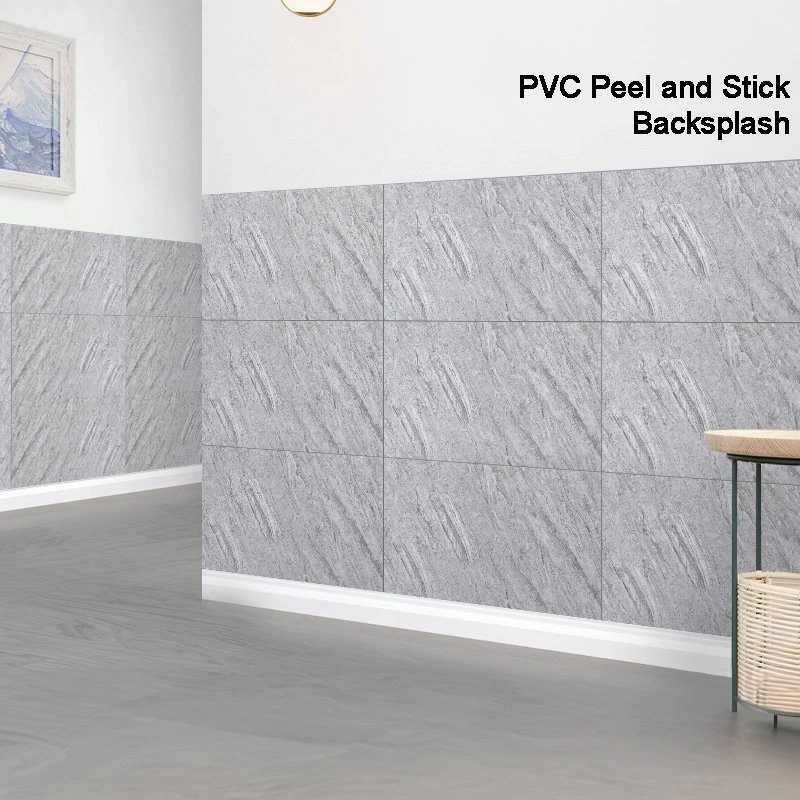 WAP001 A1916 Faux Marble PVC Backsplash Stickers - photo 2
