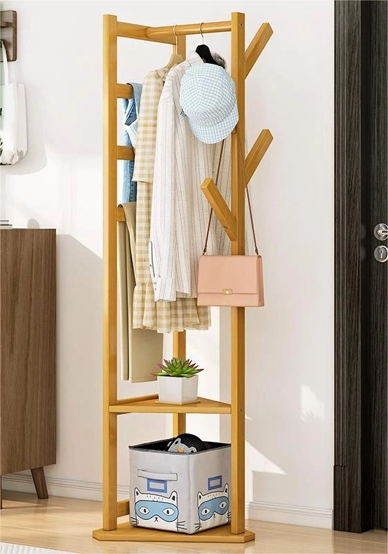 Brand New Triangle Cloth Corner Hanger and Storage Shelf
