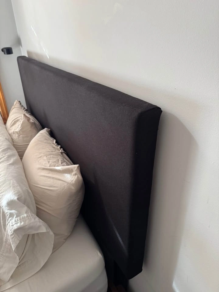 Black Modern Upholstered Headboard - photo 3