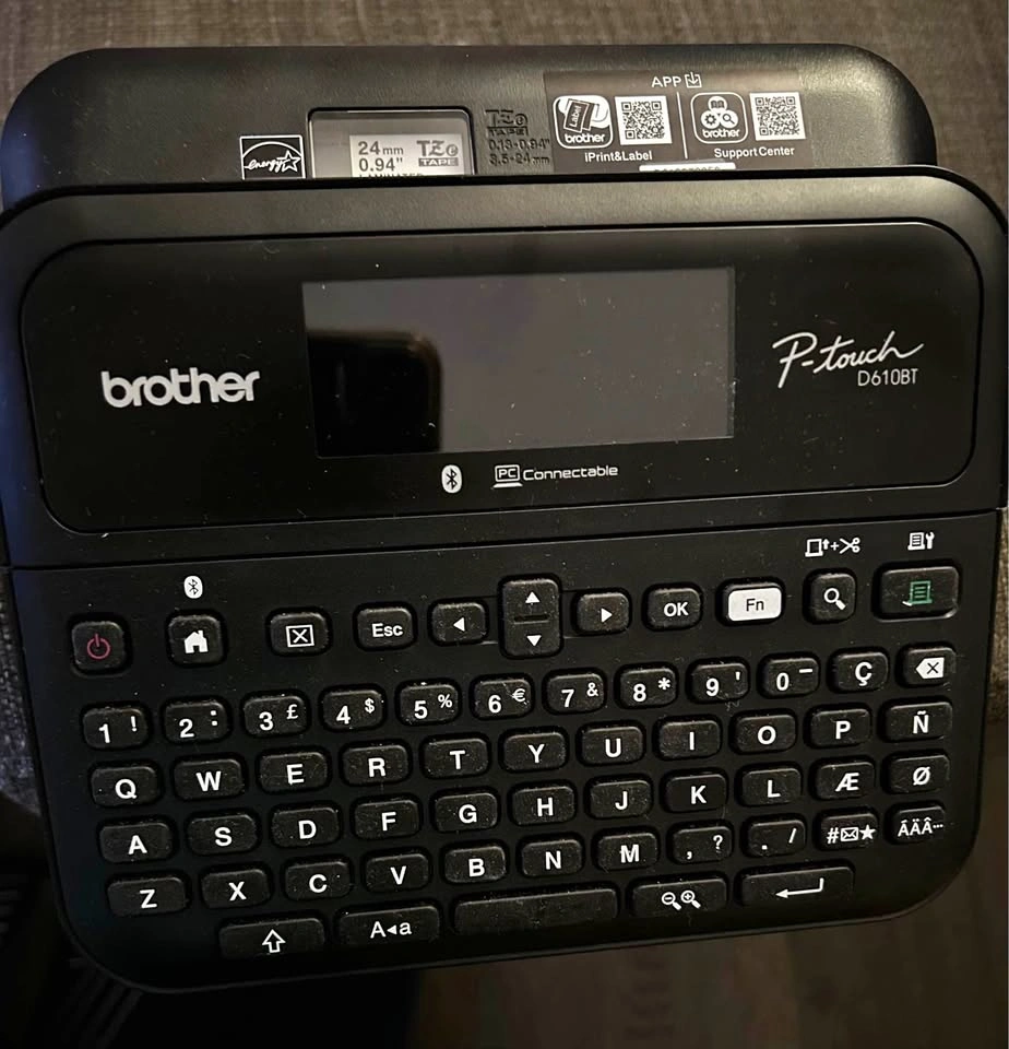 Brother P-touch D610BT Label Maker (Bluetooth + PC Connectable)