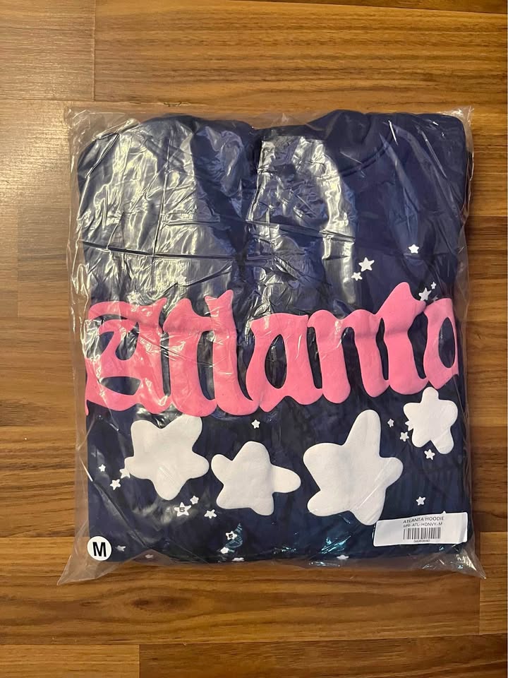Navy blue Sp5der Hoodie (price is negotiable)