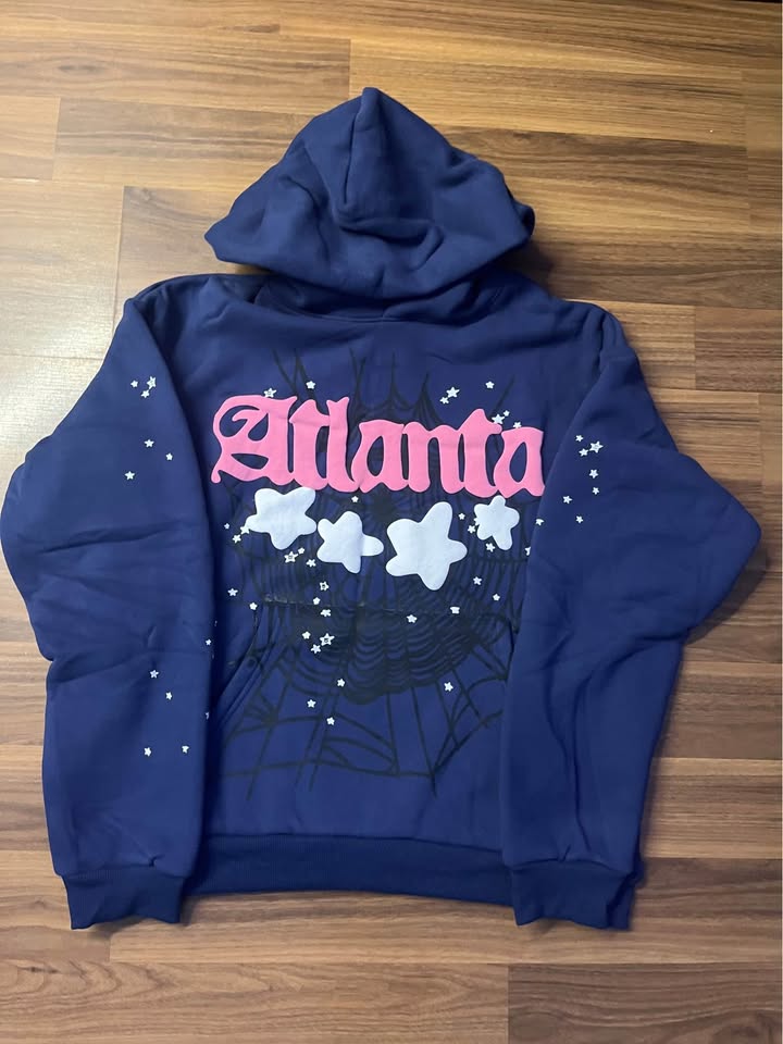 Navy blue Sp5der Hoodie (price is negotiable) - photo 2
