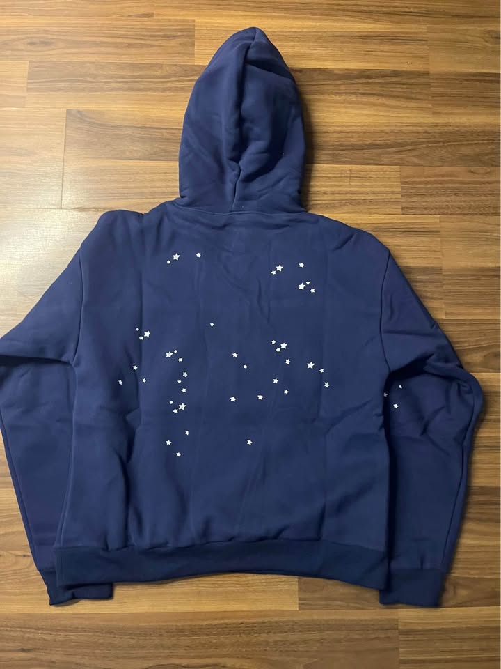 Navy blue Sp5der Hoodie (price is negotiable) - photo 3