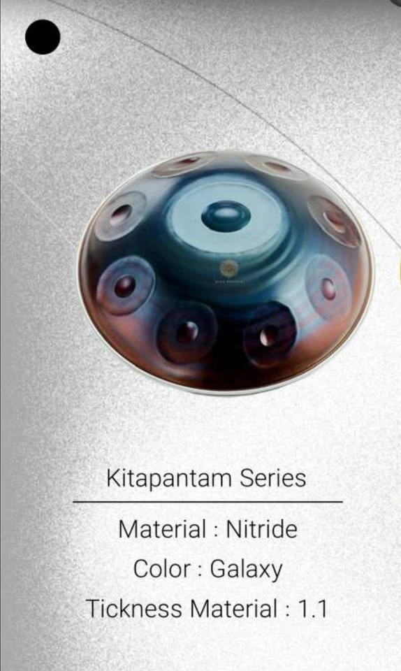 Kita Pantam Handpan (D Minor / Re Minor) – Galaxy Finish - photo 4