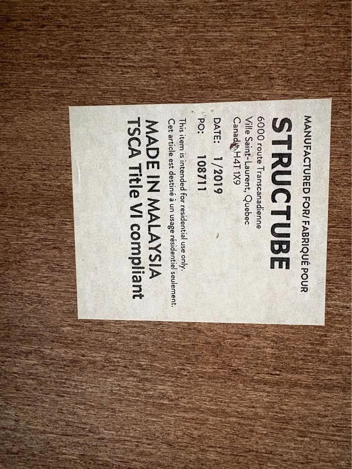 Structube Round Wooden Dining Table - photo 4
