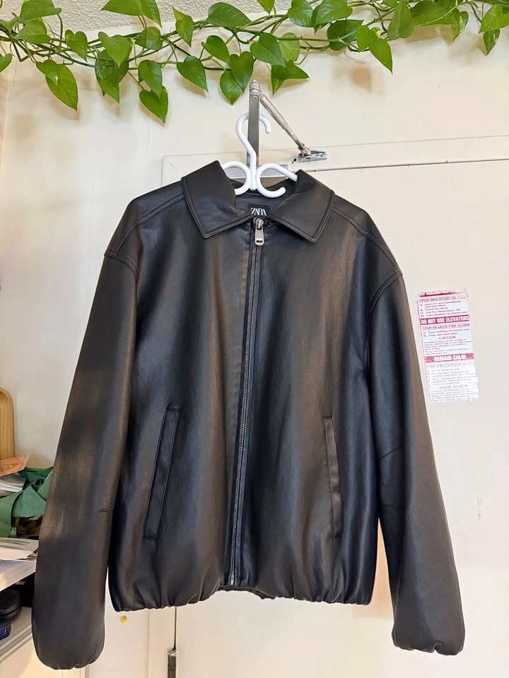 Zara faux leather