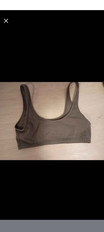 Aritzia brown contour bodysuit and taupe crop top - photo 2