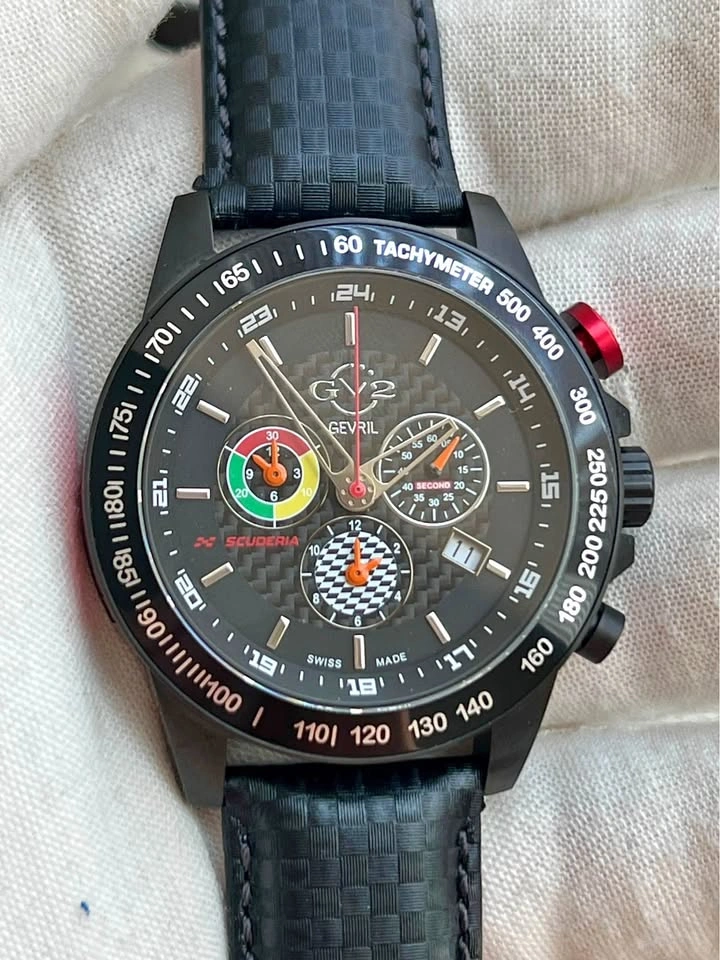 Gv2 By Gevril Men's 9922 Scuderia Multifunction Chronograph