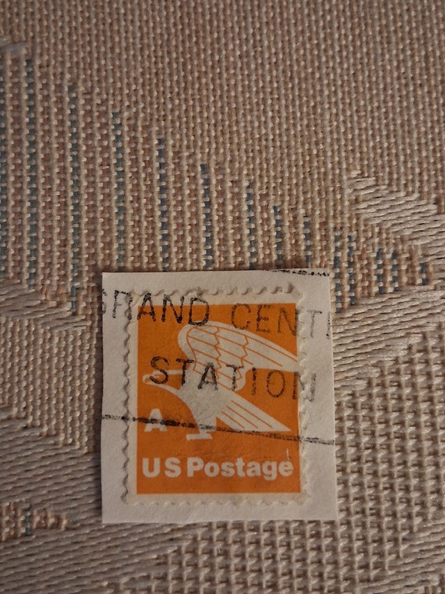 Vintage 1978 US "A" Rate Eagle postage stamp