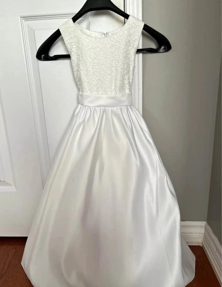 Girls White Dress