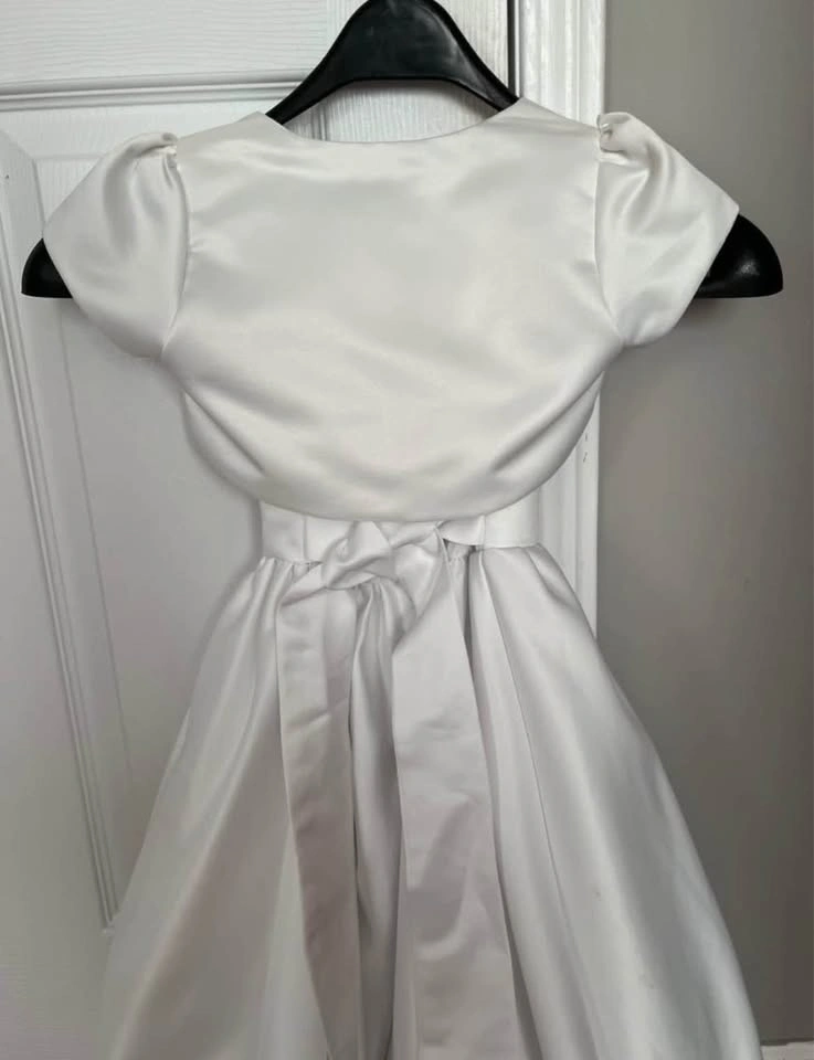 Girls White Dress - photo 5