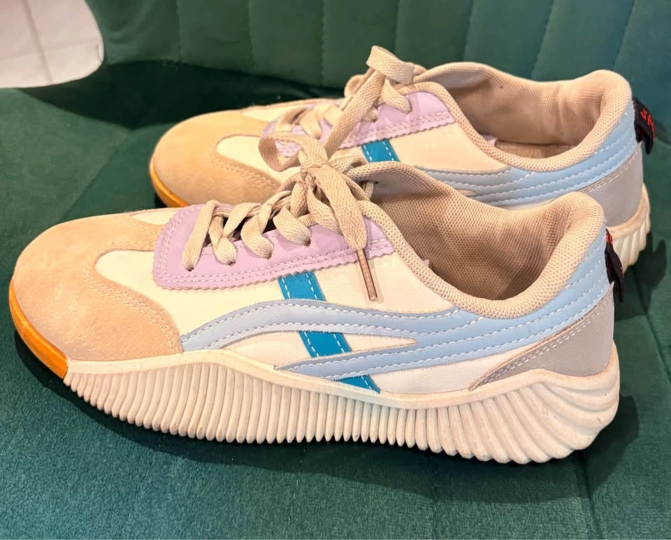 Pastel multi-color casual sneakers - photo 2