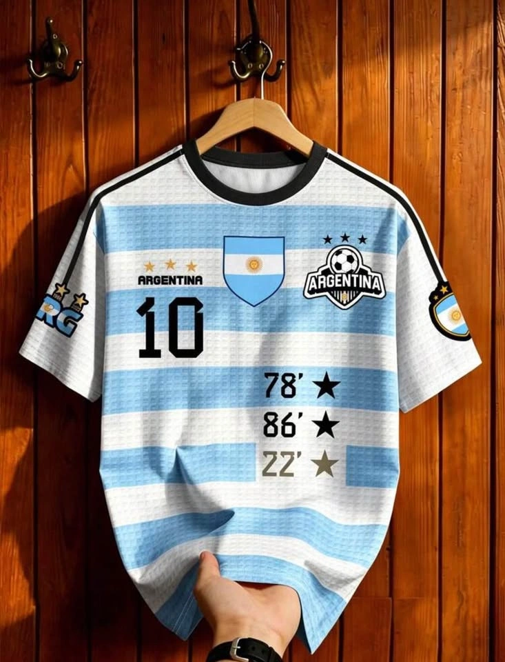 Argentina #10 Messi Inspired Soccer Jersey – Brand New Size L - photo 3
