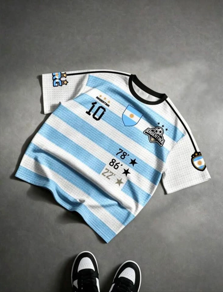 Argentina #10 Messi Inspired Soccer Jersey – Brand New Size L - photo 4