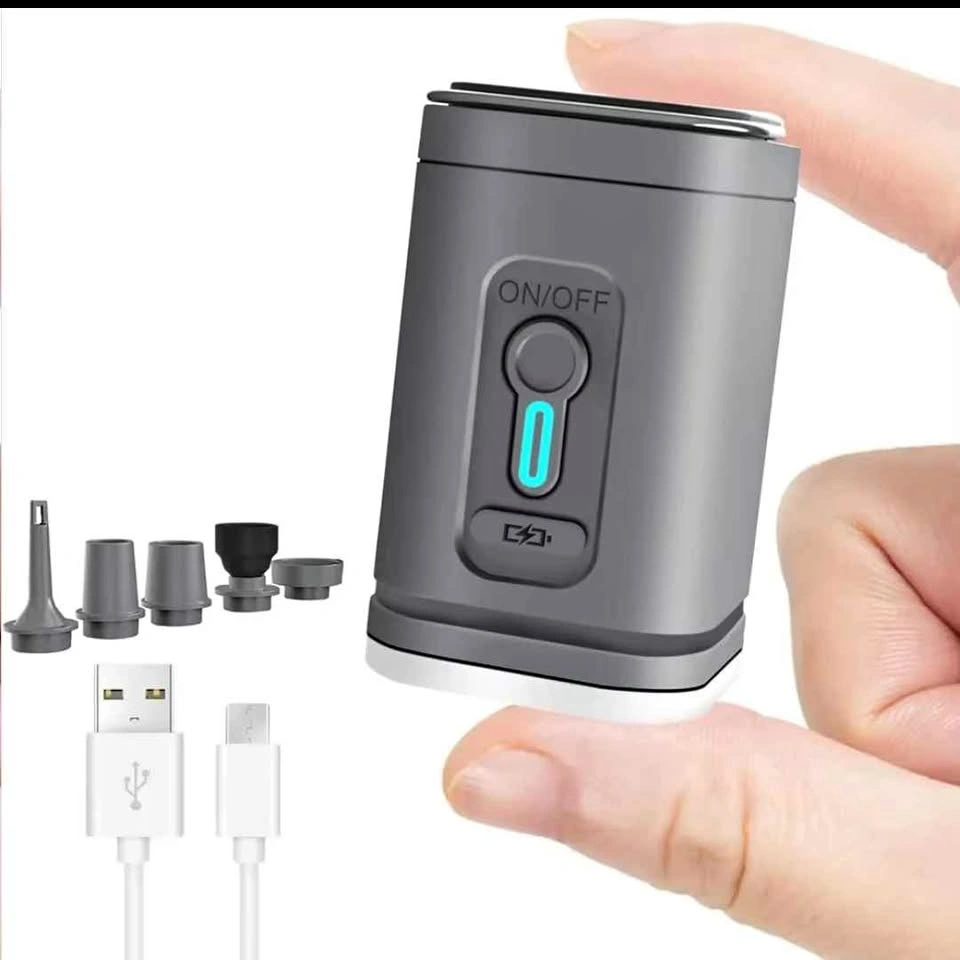 Mini Portable Air Pump with Rechargeable Battery