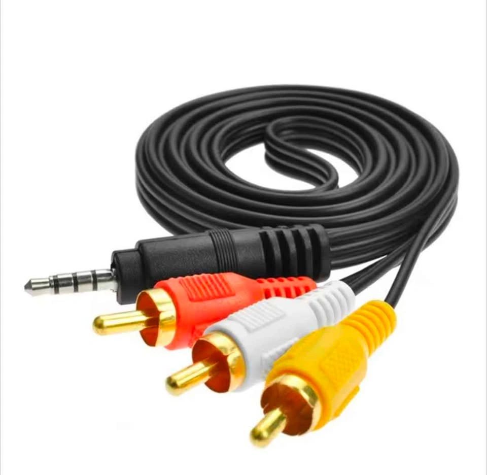 3.5mm to 3 RCA Audio Video Cable - photo 2