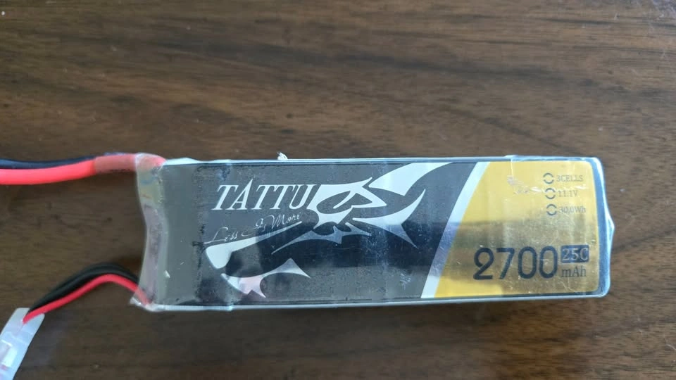 Tattu Li-Po 25C 2700mAh 11.1V Battery - photo 2