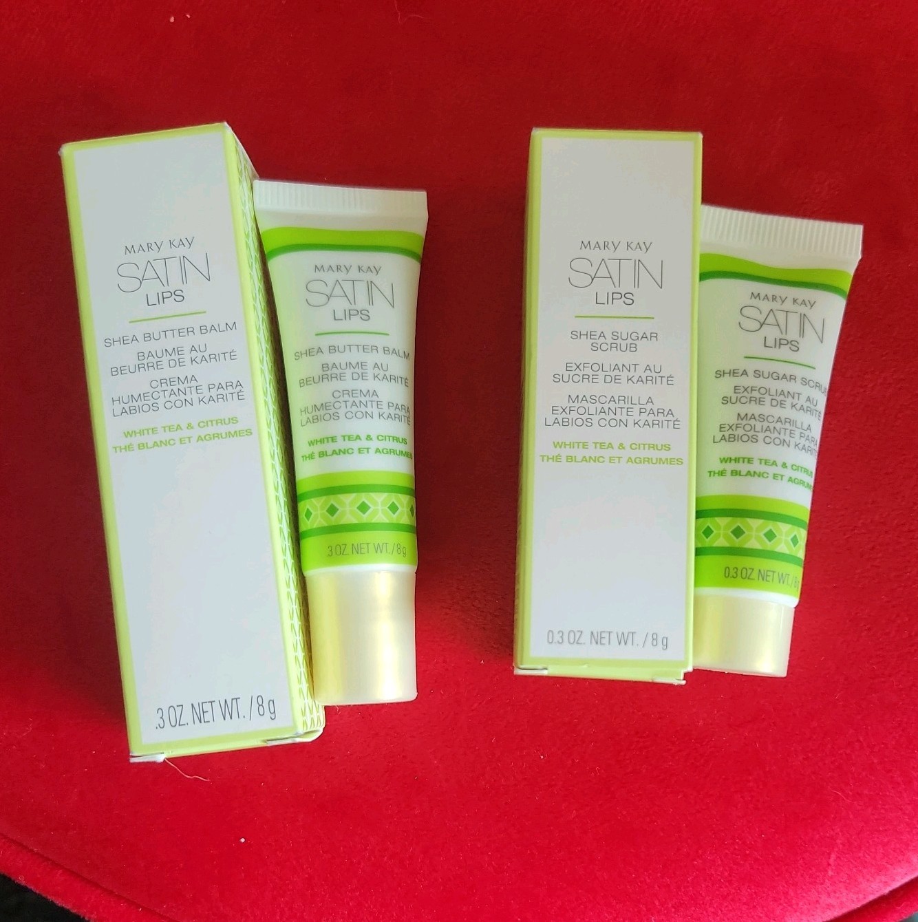 NIB Mary Kay Satin Lips White Tea & Citrus Shea Butter Balm