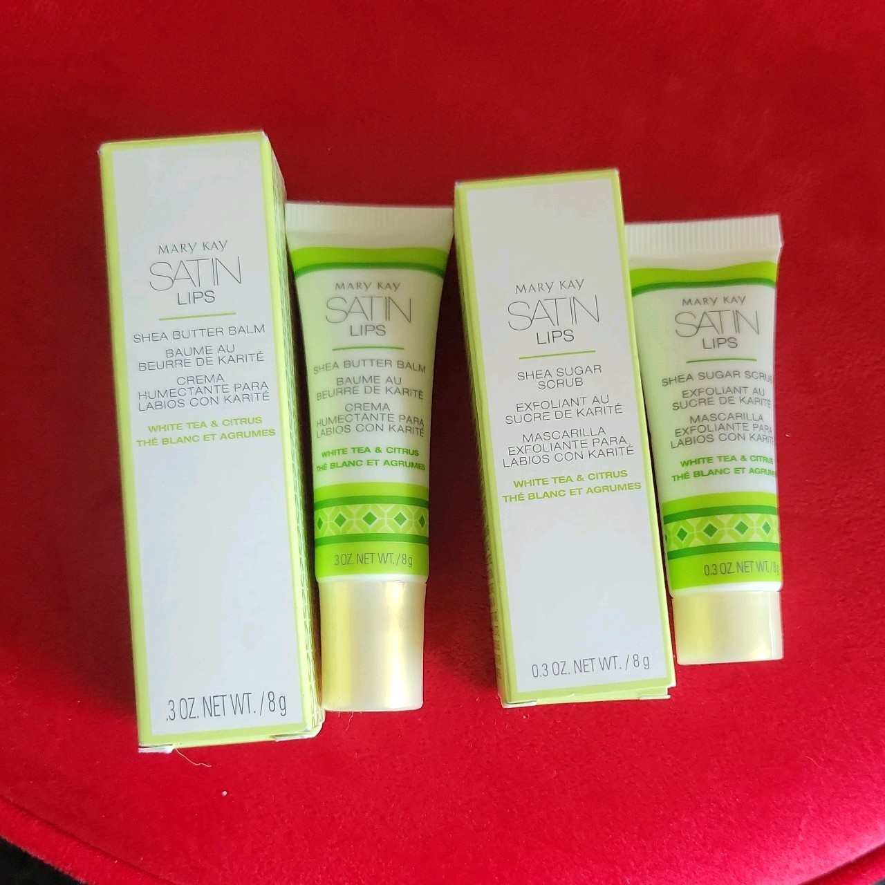 NIB Mary Kay Satin Lips White Tea & Citrus Shea Butter Balm - photo 2