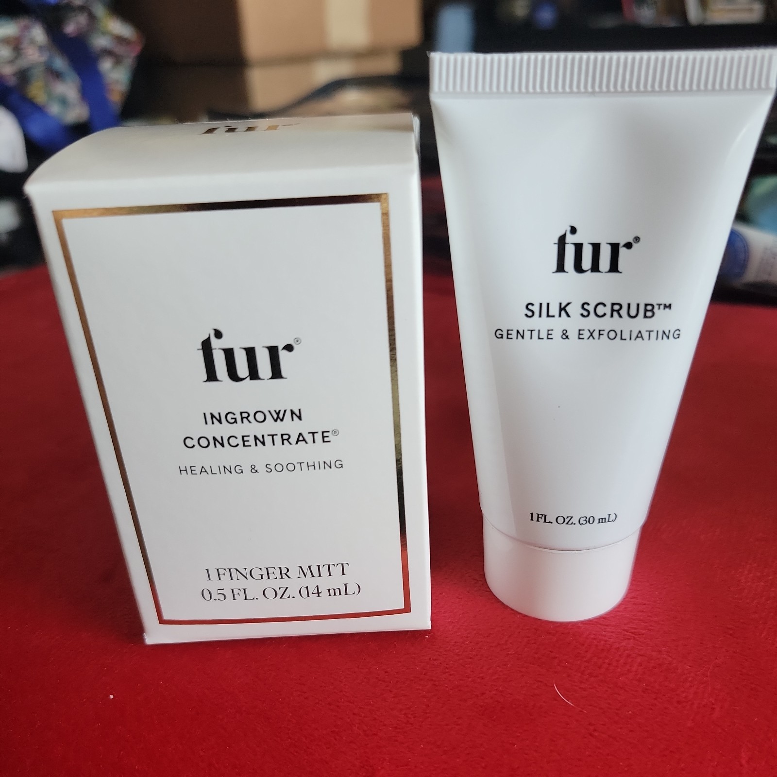 NEW! FUR Ingrown Concentrate With Finger Mitt AND Silk Scrub - photo 2