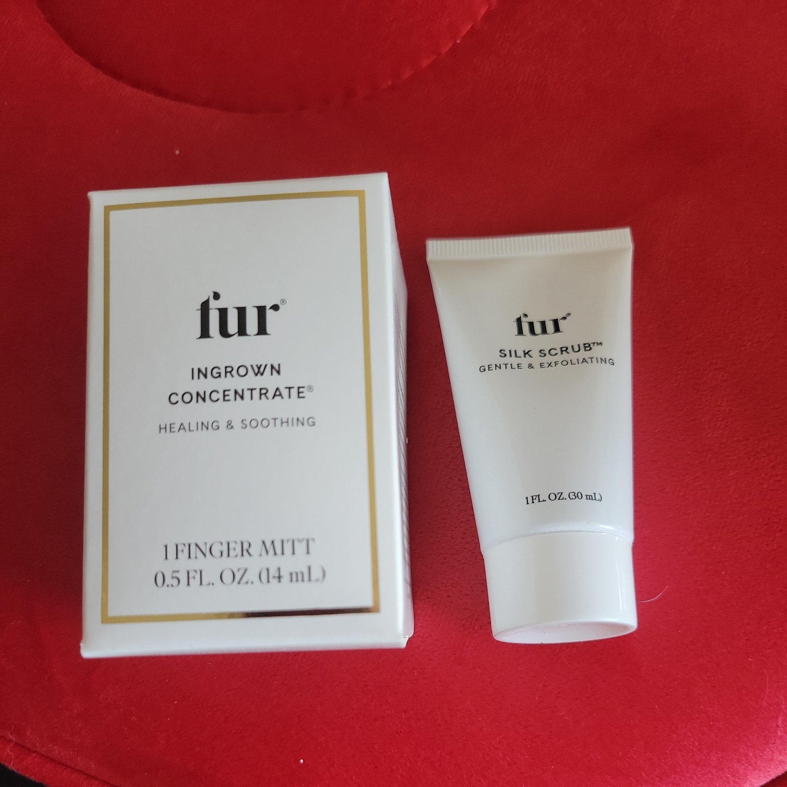 NEW! FUR Ingrown Concentrate With Finger Mitt AND Silk Scrub - photo 3