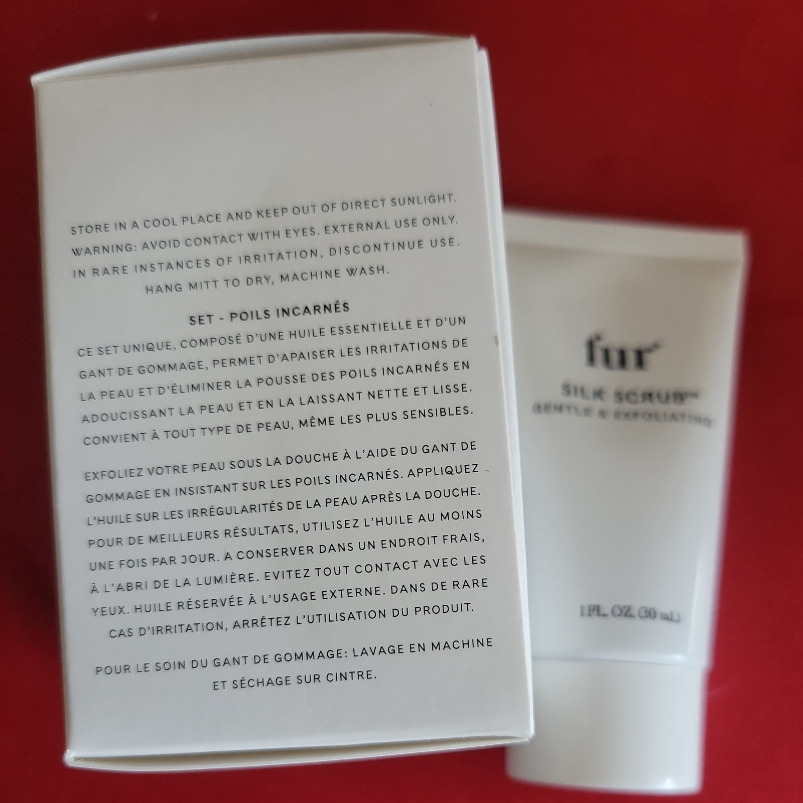 NEW! FUR Ingrown Concentrate With Finger Mitt AND Silk Scrub - photo 4