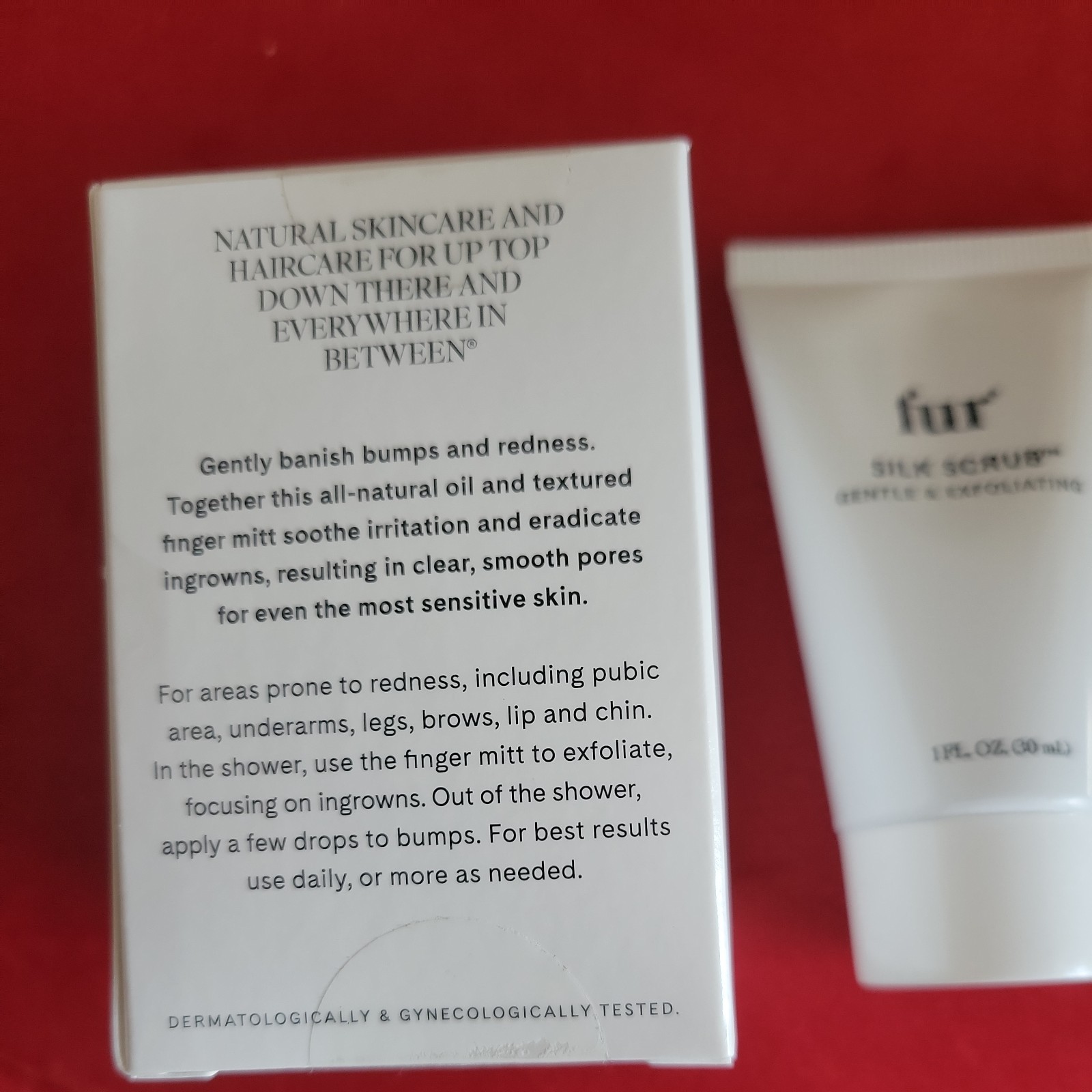 NEW! FUR Ingrown Concentrate With Finger Mitt AND Silk Scrub - photo 5
