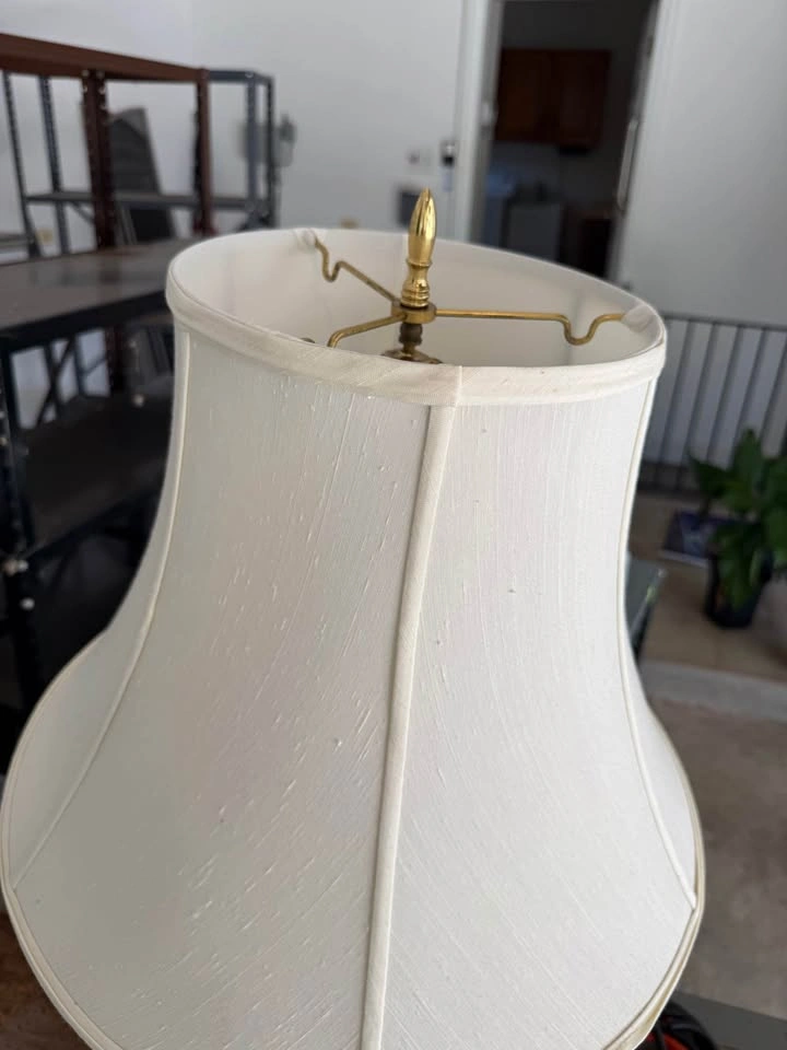 Vintage Mid Century Wescal Brass Hollywood Regency Lamp - photo 2