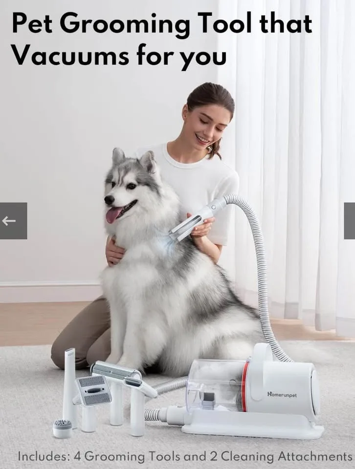 HomeRunPet Ultra Quiet 6-in-1 Pet Clipper Kit image indicator(5)