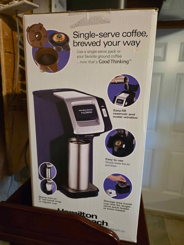 Hamilton Beach FlexBrew Single-Serve Coffee Maker - NEW - photo 2