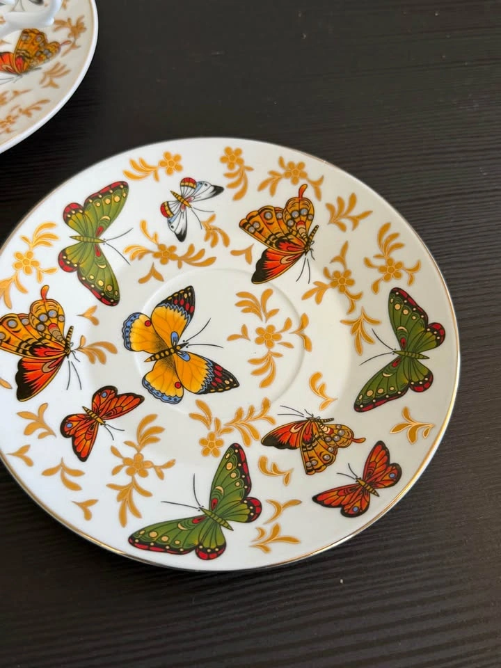 MOVING SALE Feniks Butterfly Tea Cups - photo 2
