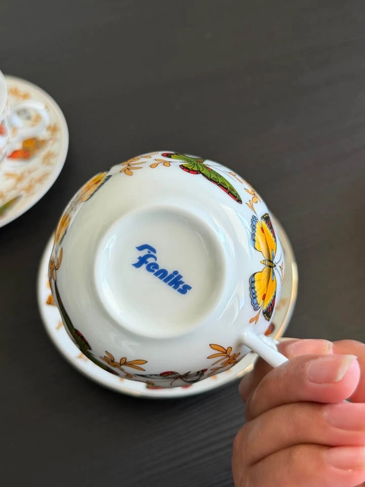 MOVING SALE Feniks Butterfly Tea Cups - photo 4