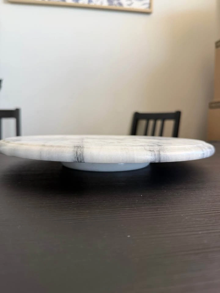 *MOVING SALE** Marble Lazy Susan - photo 2