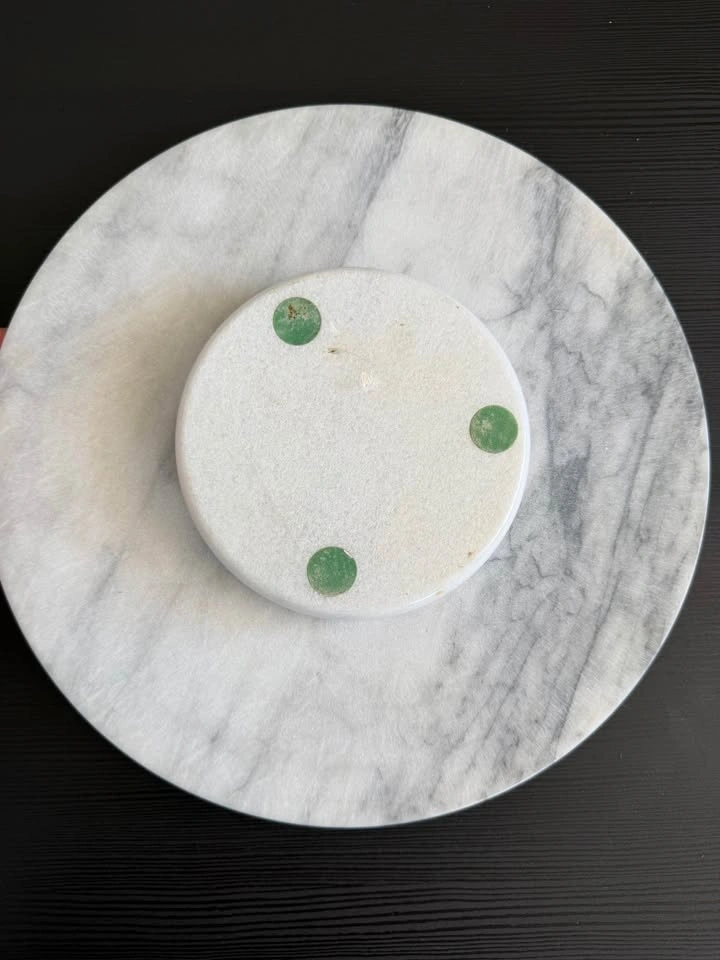 *MOVING SALE** Marble Lazy Susan - photo 3