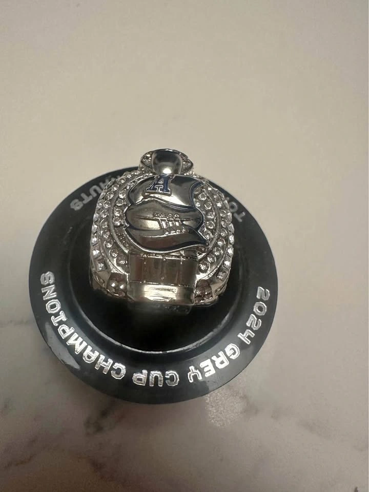 2024 Grey Cup Champions Replica Ring – Official Argos Fan Giveaw