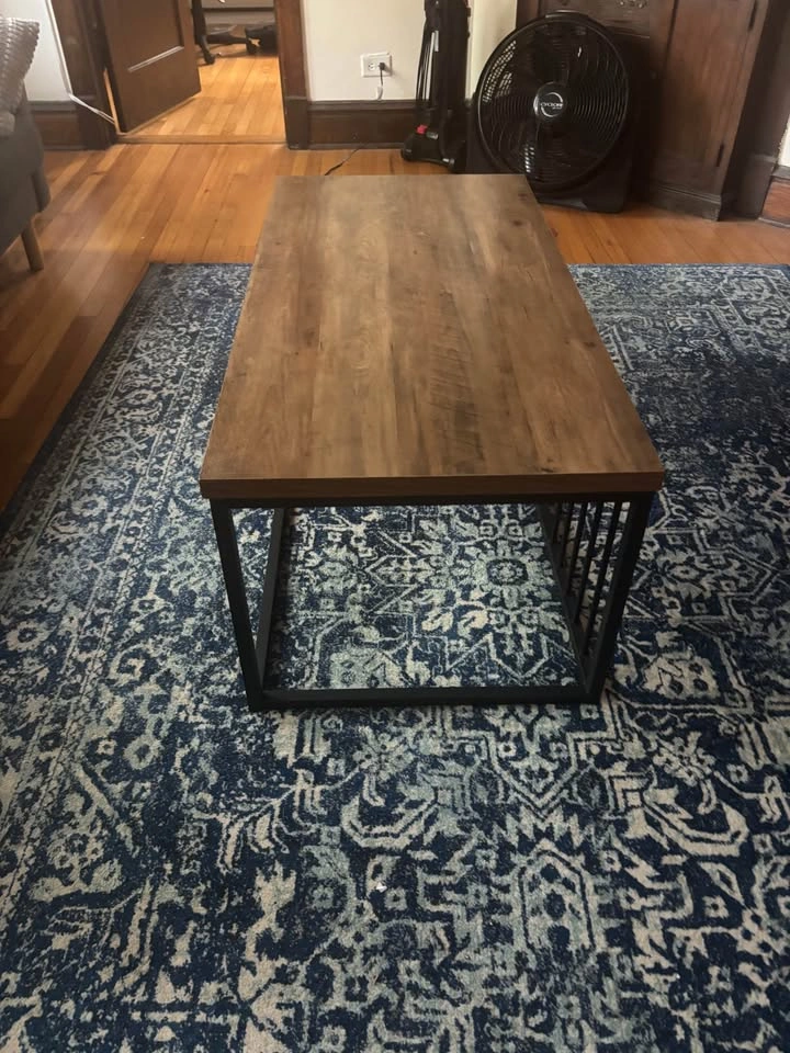Wood top Coffee table - photo 2