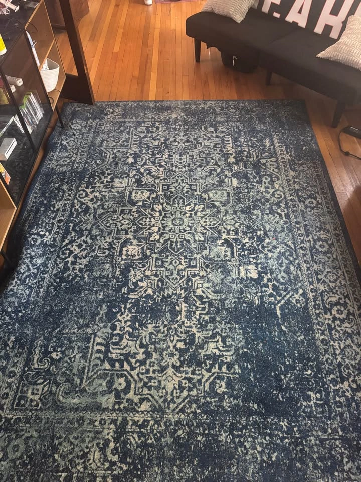 Blue area rug - photo 2