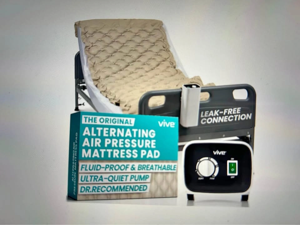 Vive Alternating Air Pressure Mattress Pad & Pump