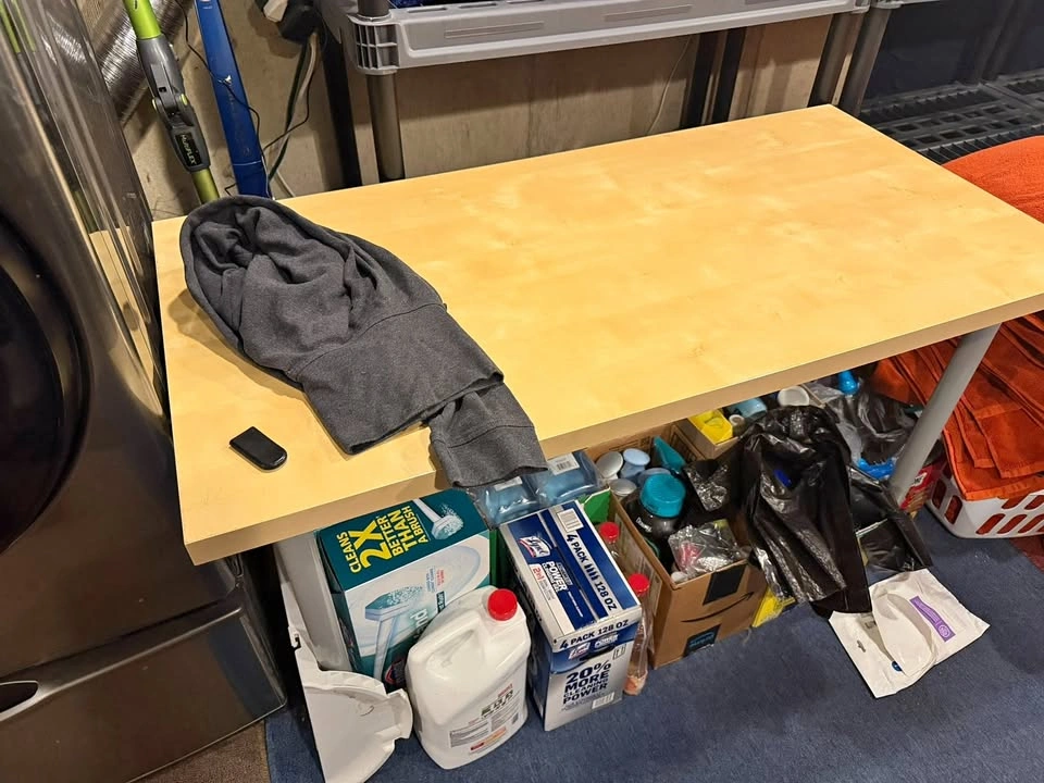 3 Ikea Work Tables - Tan