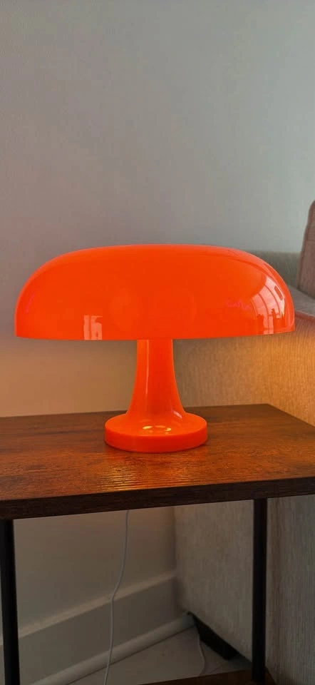 Orange mushroom lamp - photo 2