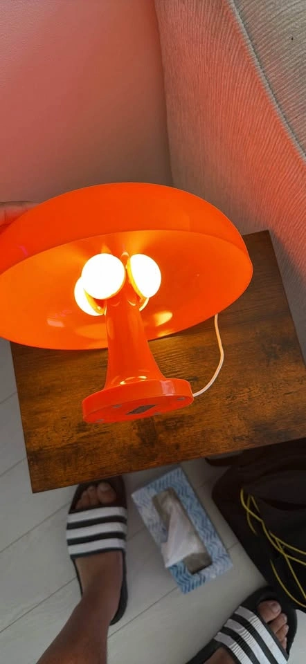 Orange mushroom lamp - photo 3