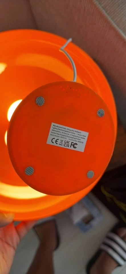 Orange mushroom lamp - photo 4