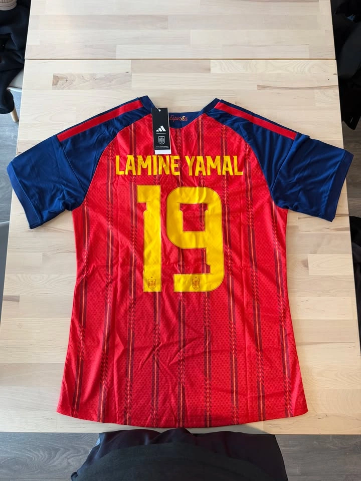 Spain National Team Soccer Jersey - Lamine Yamal #19 - photo 2