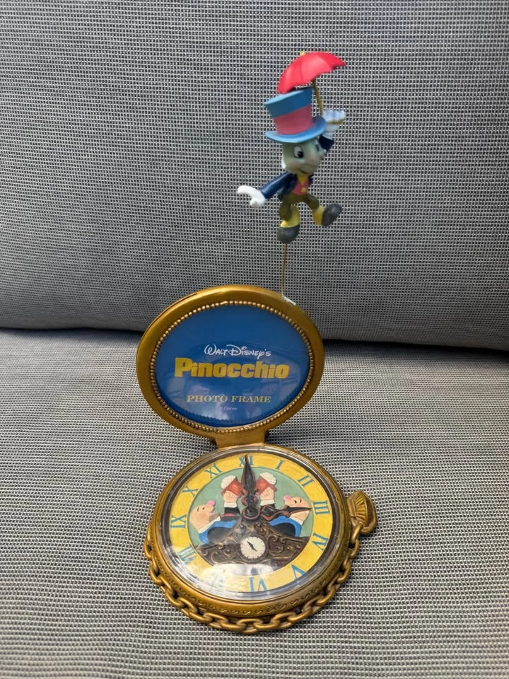 Rare vintage Disney Pinocchio & Jiminy Cricket picture frame - photo 3